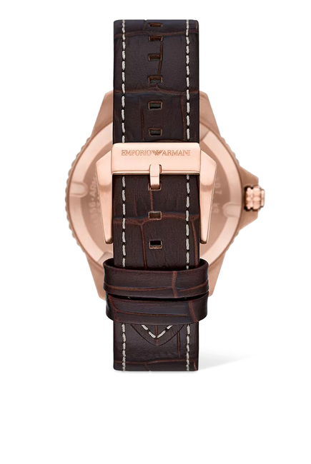 Pro-Planet 42mm Leather Watch
